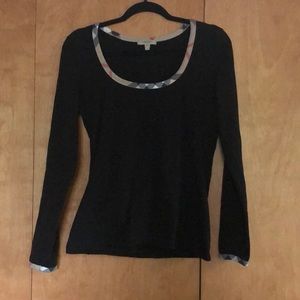 Burberry long sleeve top